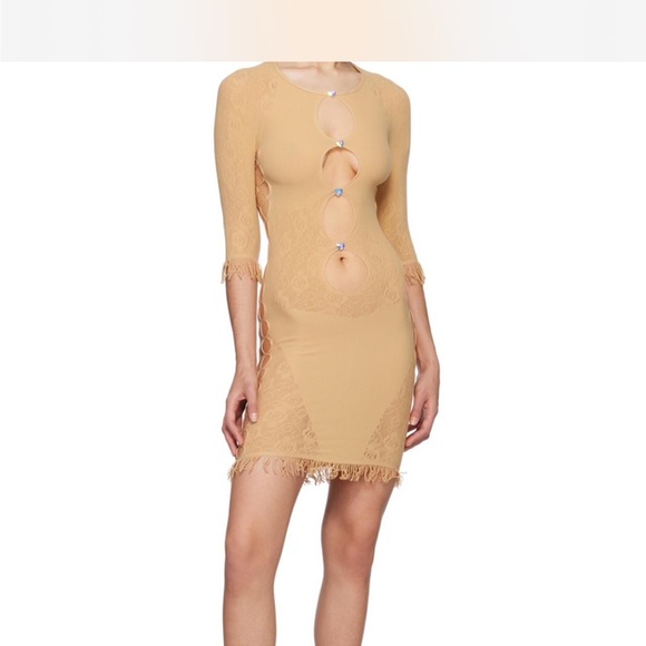 Poster Girl - SSENSE Exclusive Tan Miranda Dress - Picture 3 of 6